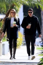 HAILEY CLAUSON and Julian Herrera Out in West Hollywood 02/21/2022