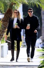HAILEY CLAUSON and Julian Herrera Out in West Hollywood 02/21/2022
