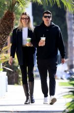 HAILEY CLAUSON and Julian Herrera Out in West Hollywood 02/21/2022