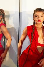 HALLE BAILEY at a Photoshoot, February 2022