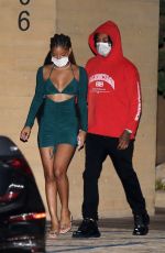 HALLE BAILEY at Nobu in Malibu 02/08/2022