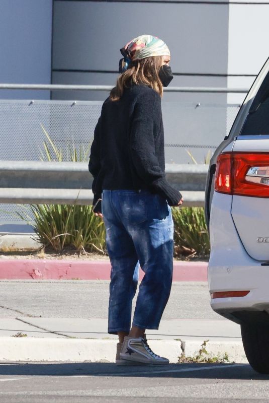 HALLE BERRY Out and About in Los Angeles 02/26/2022