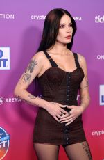 HALSEY at 2022 Bud Light Super Bowl Music Fest at Crypto.com Arena in Los Angeles 02/10/2022