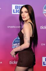 HALSEY at 2022 Bud Light Super Bowl Music Fest at Crypto.com Arena in Los Angeles 02/10/2022