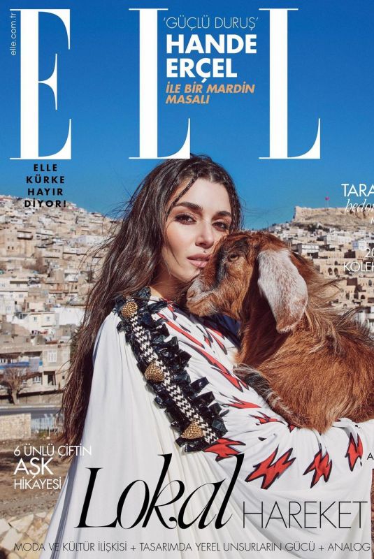 HANDE ERCEL for Elle Magazine, Turkey February 2022