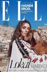 HANDE ERCEL in Elle Magazine, Turkey February 2022