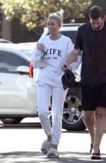 HEATHER RAE YOUNG Out in Palm Springs 02/16/2022