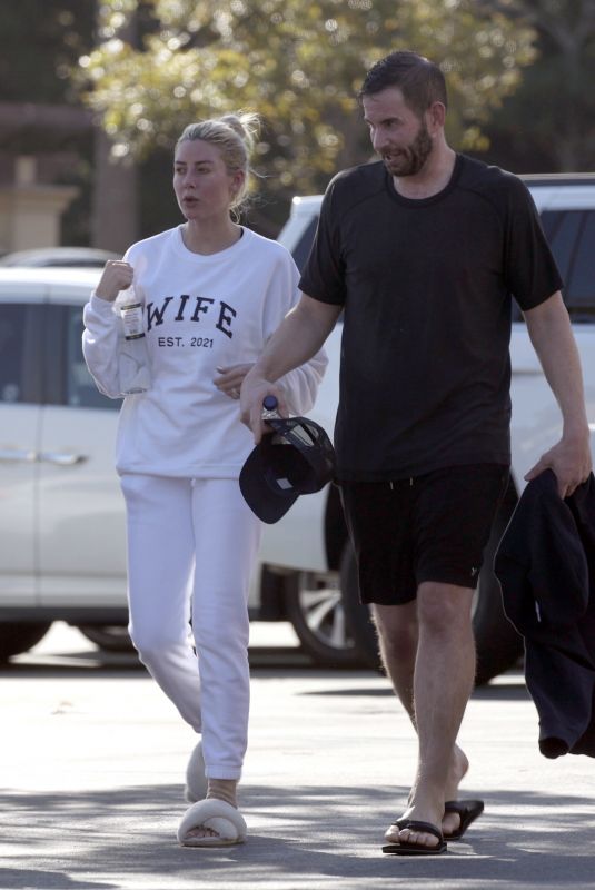 HEATHER RAE YOUNG Out in Palm Springs 02/16/2022