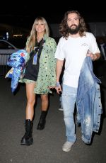 HEIDI KLUM and Tom Kaulitz Leaves Super Bowl LVI at SoFi Stadium in Inglewood 02/13/2022