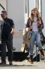 HEIDI KLUM on the Set of Germany