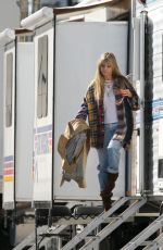HEIDI KLUM on the Set of Germany