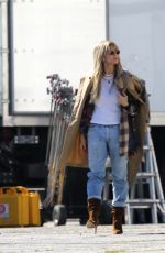 HEIDI KLUM on the Set of Germany