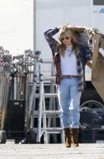 HEIDI KLUM on the Set of Germany