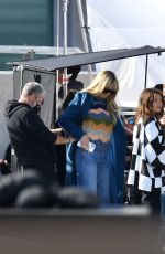 HEIDI KLUM on the Set of Germany