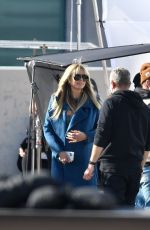 HEIDI KLUM on the Set of Germany