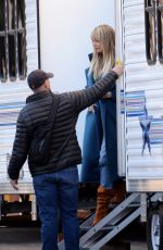 HEIDI KLUM on the Set of Germany