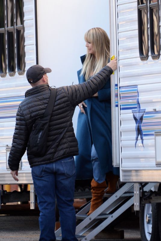 HEIDI KLUM on the Set of Germany