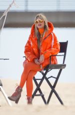 HEIDI KLUM on the Set of Germany
