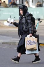 HELENA BONHAM CARTER Out Shopping in London 02/07/2022