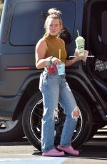 HILARY DUFF at 7-Eleven in Studio City 02/09/2022