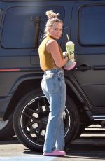 HILARY DUFF at 7-Eleven in Studio City 02/09/2022