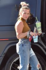 HILARY DUFF at 7-Eleven in Studio City 02/09/2022
