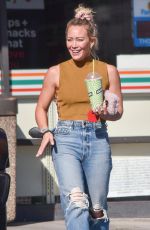 HILARY DUFF at 7-Eleven in Studio City 02/09/2022