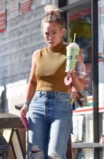 HILARY DUFF at 7-Eleven in Studio City 02/09/2022