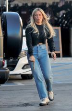 HILARY DUFF in Denim Out in Los Angelels 02/02/2022