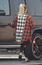 HILARY DUFF Out in Los Angeles 02/01/2022