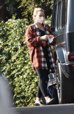 HILARY DUFF Out in Los Angeles 02/01/2022