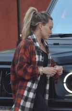 HILARY DUFF Out in Los Angeles 02/01/2022