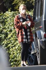 HILARY DUFF Out in Los Angeles 02/01/2022