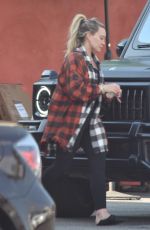 HILARY DUFF Out in Los Angeles 02/01/2022