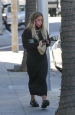 HILARY DUFF Out Shopping in Beverly Hills 02/22/2022