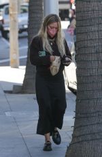 HILARY DUFF Out Shopping in Beverly Hills 02/22/2022