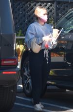 HILARY DUFF Out Shopping in Los Angeles 02/24/2022