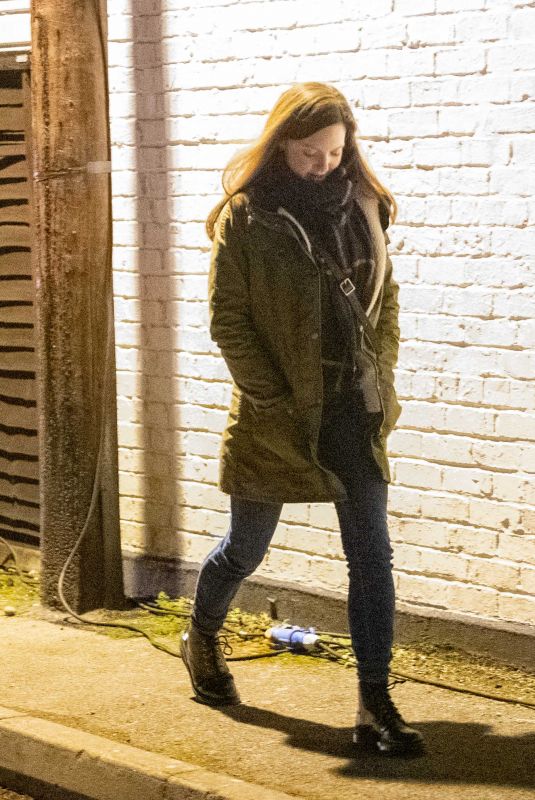 HOLLIDAY GRAINGER on the Set of Troubled Blood in London 02/05/2022
