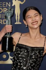 HOYEON JUNG at 28th Annual Screen Actors Guild Awards in Santa Monica 02/27/2022