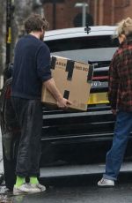 IMOGEN POOTS and James Norton Load up There Car in London 02/19/2022