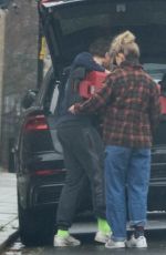 IMOGEN POOTS and James Norton Load up There Car in London 02/19/2022