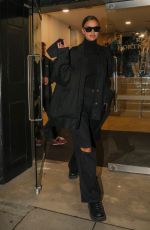 IRINA SHAYK and STELLA AMXWELL Leaves Richard Quinn Fashion Show in London 02/19/2022