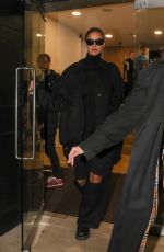 IRINA SHAYK and STELLA AMXWELL Leaves Richard Quinn Fashion Show in London 02/19/2022