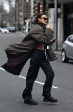 IRINA SHAYK Leaves a Cellulite Treatment Facility in London 02/18/2022