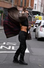 IRINA SHAYK Leaves a Cellulite Treatment Facility in London 02/18/2022