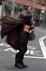 IRINA SHAYK Leaves a Cellulite Treatment Facility in London 02/18/2022