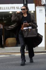 IRINA SHAYK Leaves a Cellulite Treatment Facility in London 02/18/2022