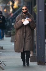 IRINA SHAYK Out for Coffee and Breakfast in New York 02/16/2022