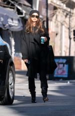 IRINA SHAYK Out in New York 02/14/2022