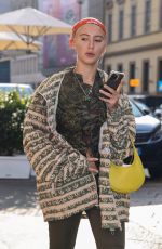 IRIS LAW Out at Milan Fashion Week 02/24/2022